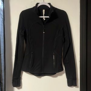 Lululemon black full zip jacket size 8
